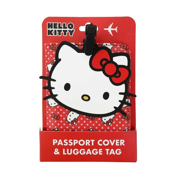 Hello Kitty Travel Set - Toiletry Bag, Passport Cover and Luggage Tag - Picture 15 of 15